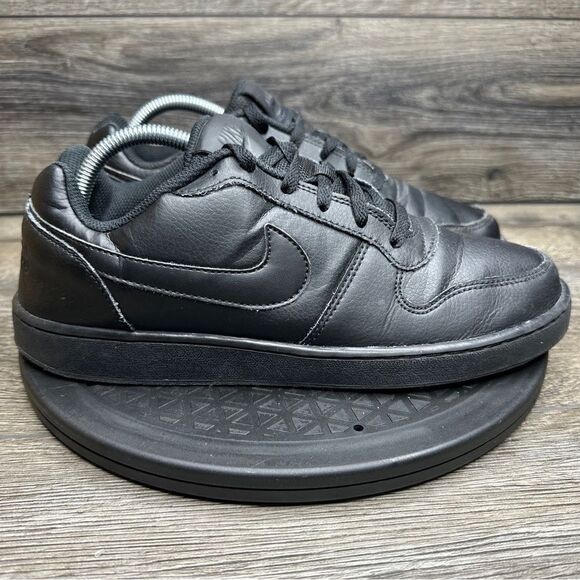 Nike Other - Nike Men’s Ebernon Low Triple Black Athletic Basketball Shoes Size 9.5